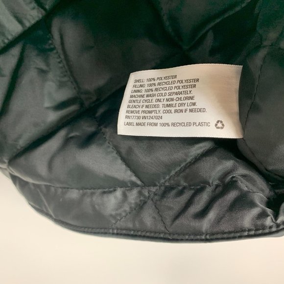 A New Day Bomber Jacket Black Full Zip Water Resistant NWT - Picture 8 of 10